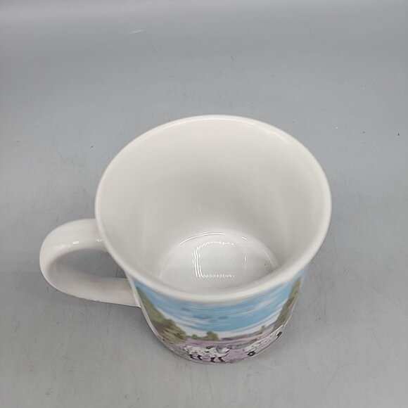 Vintage Scenic Ceramic Mug Luneburger Heide Germany Sheep Shepard Barn Country - Picture 4 of 6